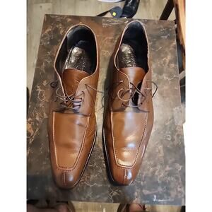 Beautiful A. Testoni Italy Men’s Split Toe Dress Shoes Size 13 M Brown